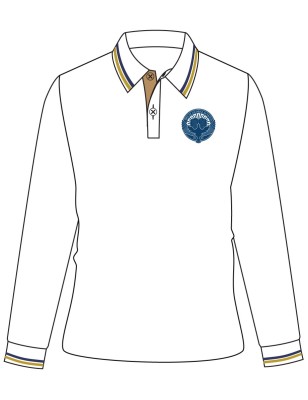 White S/L Polo T-Shirt -- [KG1 - GRADE 2]
