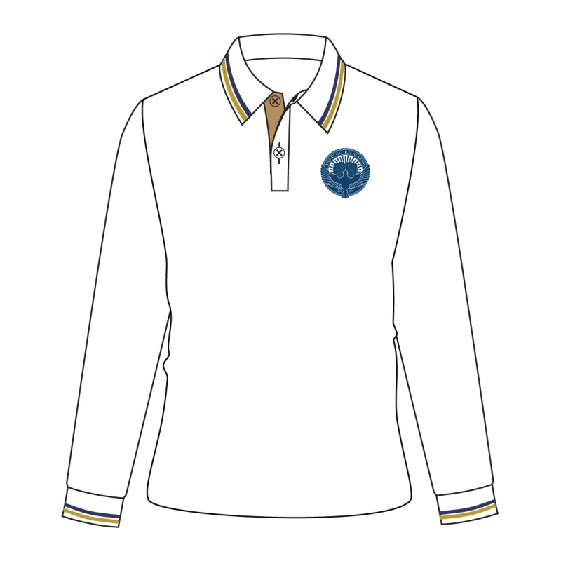 White S/L Polo T-Shirt -- [KG1 - GRADE 2]