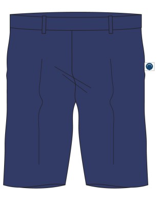 Navy Blue Bermuda -- [KG1 - GRADE 2]