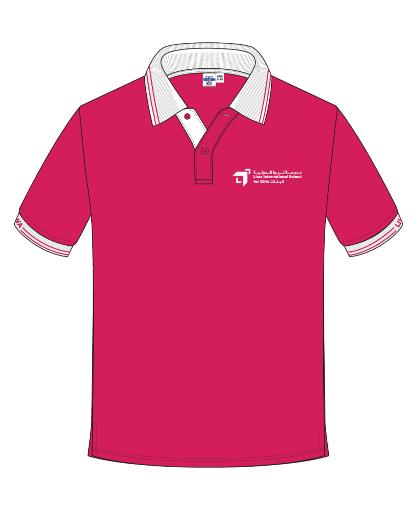 Pink Polo T.Shirt SL -- [PreK - Grade 4]