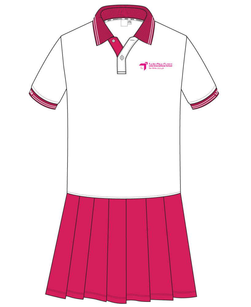 White Polo Dress -- [PreK - KG2]