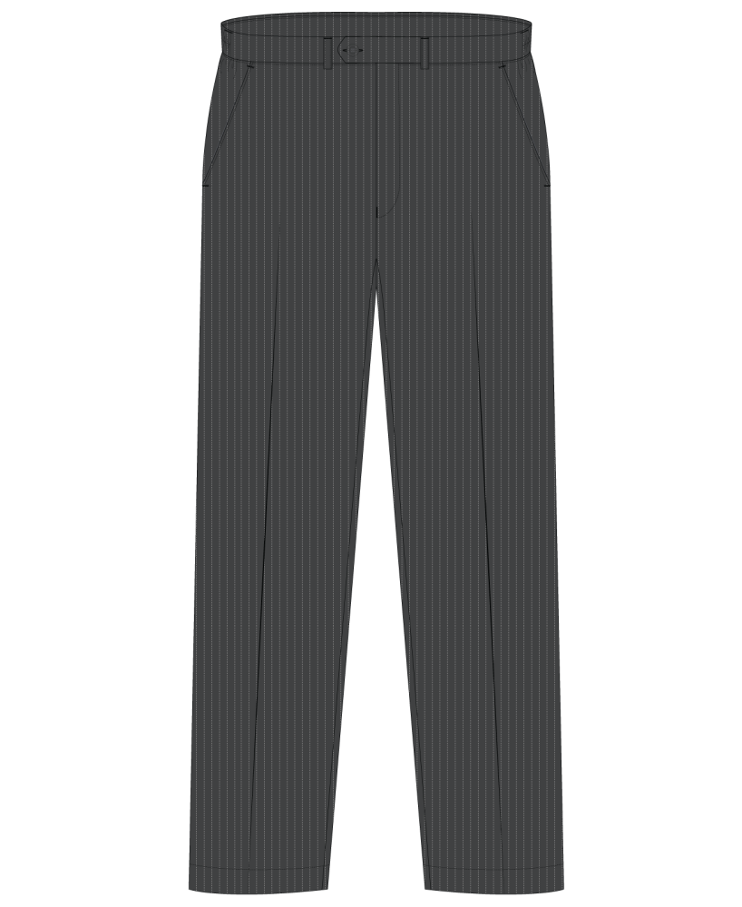 Grey Boys Trouser -- [KG1 - Grade 8]