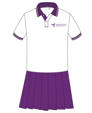 White Polo Dress -- [PreK - KG2]