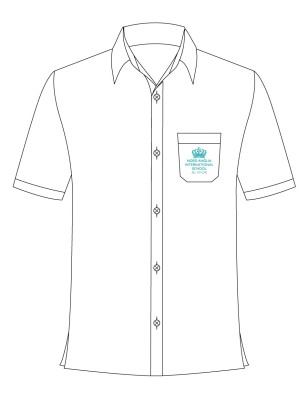 White Shirt With Logo --  [YEAR 1 TO YEAR 6]