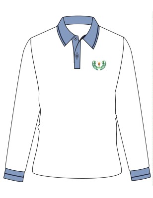 White F/SL Polo T.Shirt -- [YEAR 3 - YEAR 6]