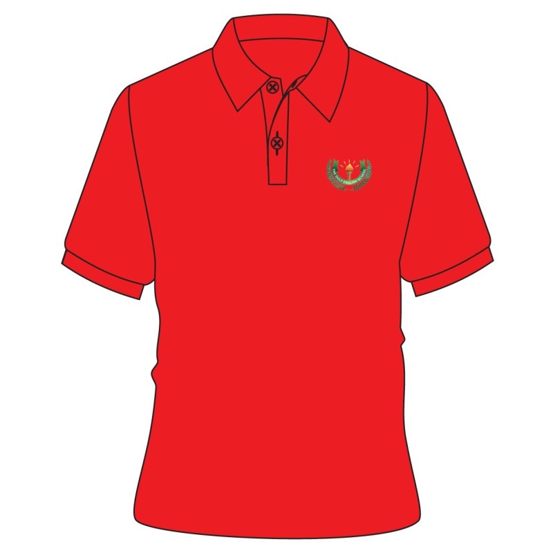 Red HC Polo T.Shirt -- [RECEPTION - YEAR 2]