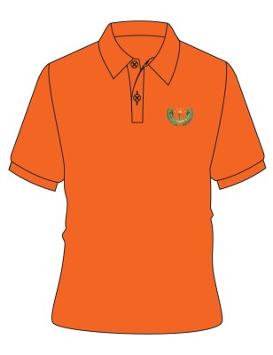 Orange HC Polo T.Shirt -- [RECEPTION - YEAR 2]