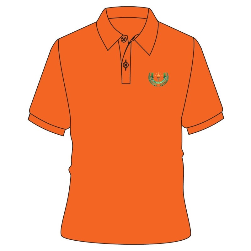 Orange HC Polo T.Shirt -- [RECEPTION - YEAR 2]